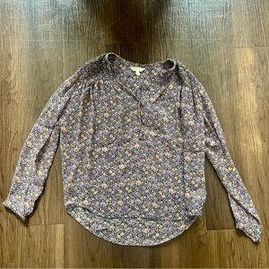 Rebecca Taylor Multicolor Floral Blouse
